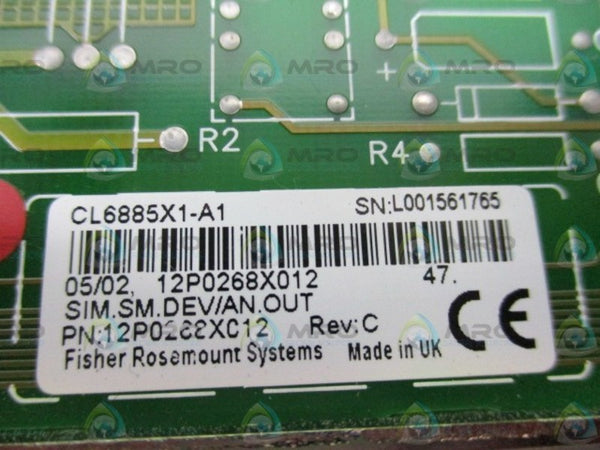 FISHER-ROSEMOUNT 12P0268X012 CIRCUIT BOARD  NSMP