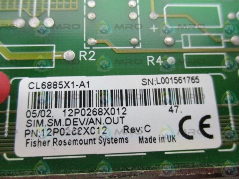 FISHER-ROSEMOUNT 12P0268X012 CIRCUIT BOARD  NSMP