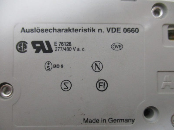 ABB S271-K4A CIRCUIT BREAKER 4A 400V  UNMP