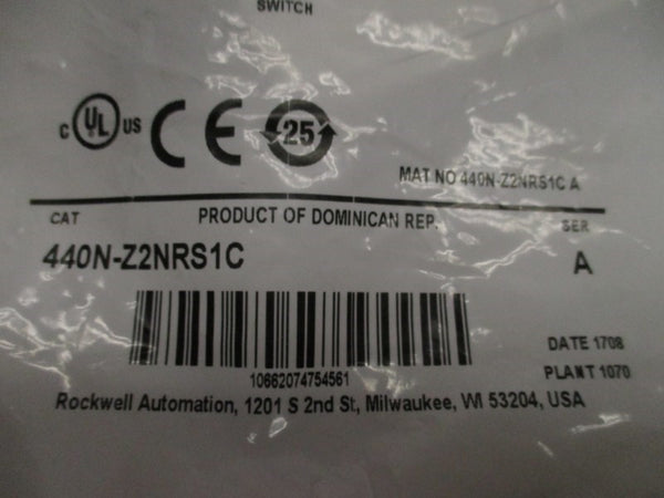 ALLEN BRADLEY 440N-Z2NRS1C SER. A (WH) NSMP