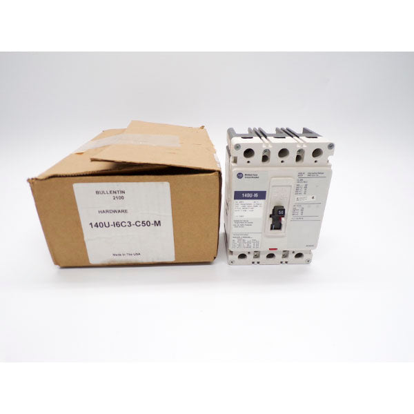 ALLEN BRADLEY 140U-I6C3-C50-M 600VAC 50A NSMP