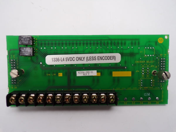 ALLEN BRADLEY 1336-L4 REV. F 5VDC NSNP