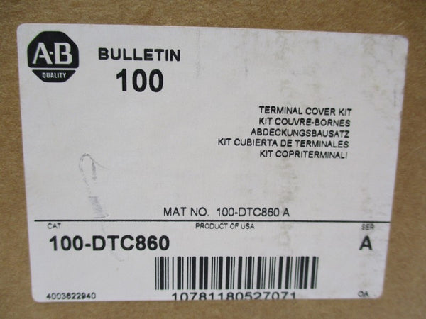 ALLEN BRADLEY 100-DTC860 SER. A NSMP