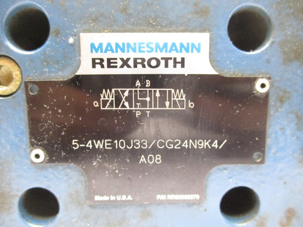 REXROTH 5-4WE10J33/CG24N9K4/A08 RR00009279 24VDC UNMP