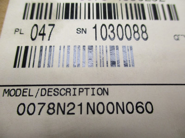 ROSEMOUNT 0078N21N00N060 NSFS