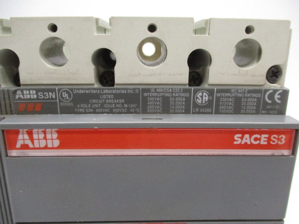 ABB S3N 750VDC 60A NSNP