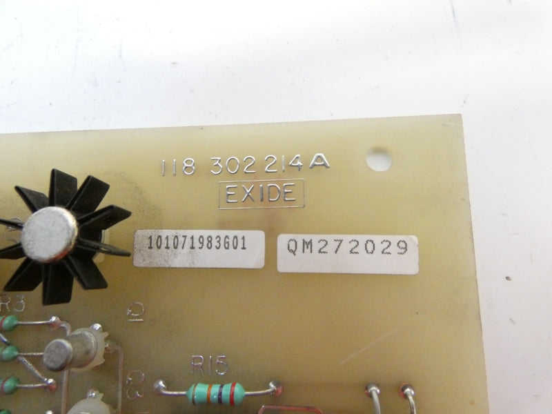 EXIDE 118302214A 101071983 REV. G01 NSNP