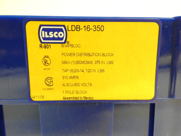 ILSCO LDB-16-350 600V 310A NSMP