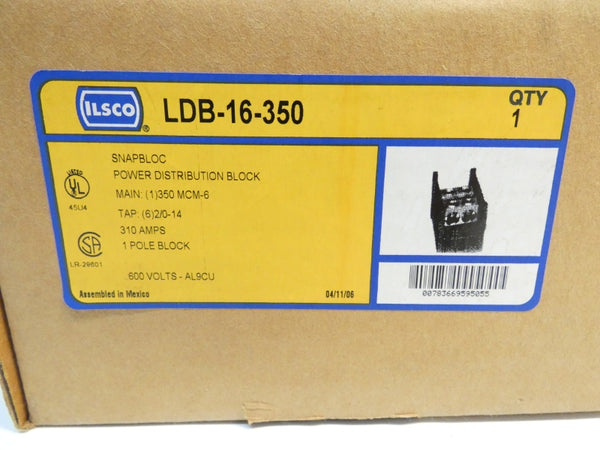 ILSCO LDB-16-350 600V 310A NSMP