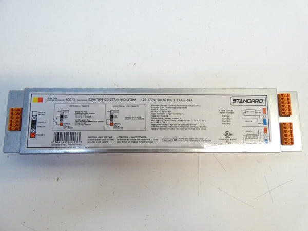 STANDARD E296T8PS120-277/N/HO/XTRM 60013 120-277V 1.61-0.68A NSNP