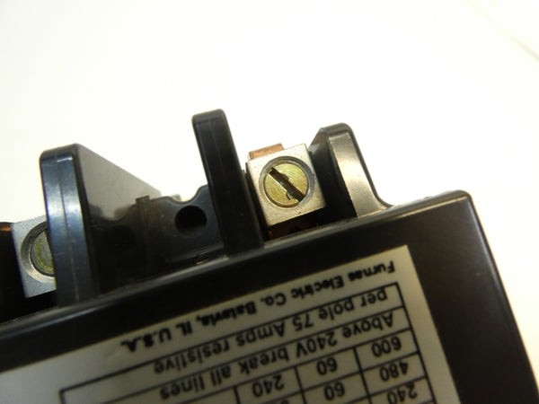 FURNAS 42EE107655 SER. B 110/120V 75A (AS PICTURED) UNMP