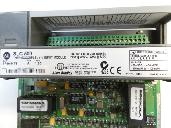 ALLEN BRADLEY 1746-NT8 SER. A F/W 1.30 24VDC NSNP