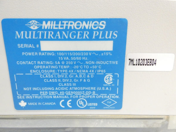 MILLTRONICS 7ML10203EB04 250A 5A UNMP