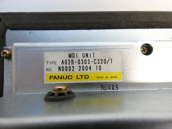 FANUC A02B-0303-C320/T F/W 8.01 12V 0.72A UNMP
