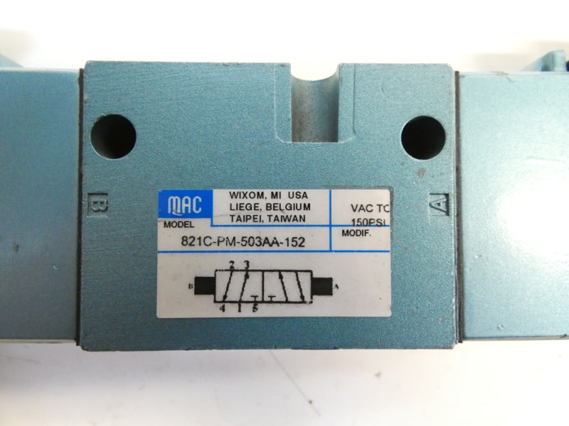 MAC 821C-PM-503AA-152 24VDC 150PSI NSNP