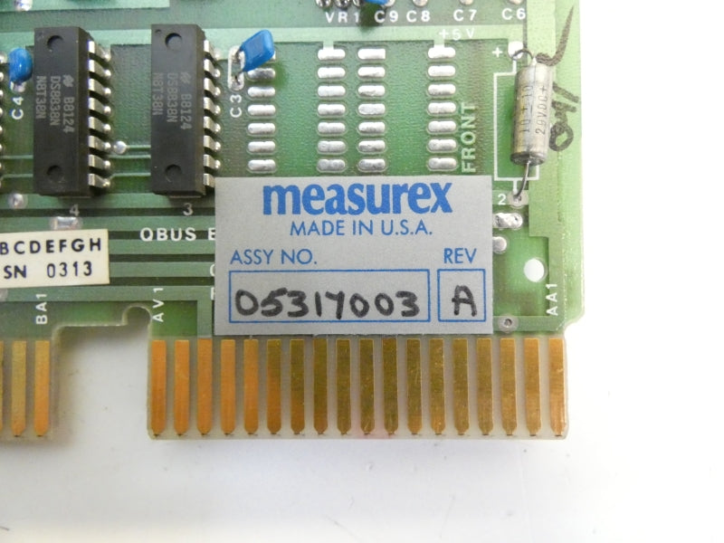 MEASUREX 05317003 04320300 REV. A UNMP