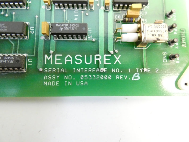 MEASUREX 05332000 04332000 REV. B UNMP