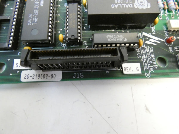 SOLIDSTATE CONTROLS 80-219502-90 REV. G UNMP