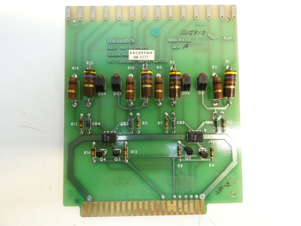 MEASUREX 05291800 04291800 REV. A UNMP