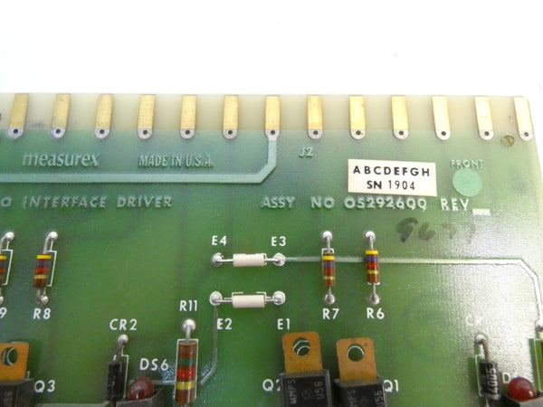 MEASUREX 05292600 04292600 REV. A UNMP