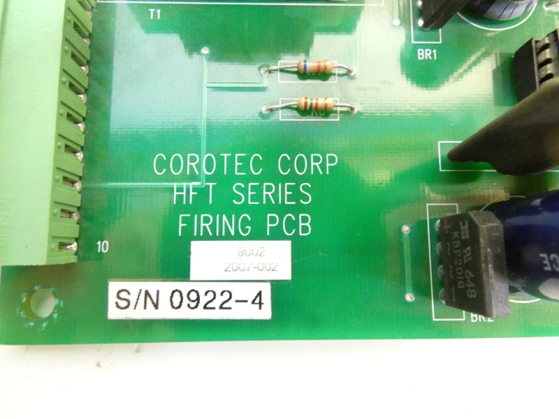 COROTEC CORP HFT 2007-002 REV. 001 UNMP