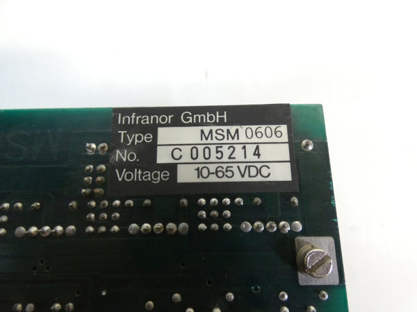 INFRANOR MSM0606 10-65VDC NSNP