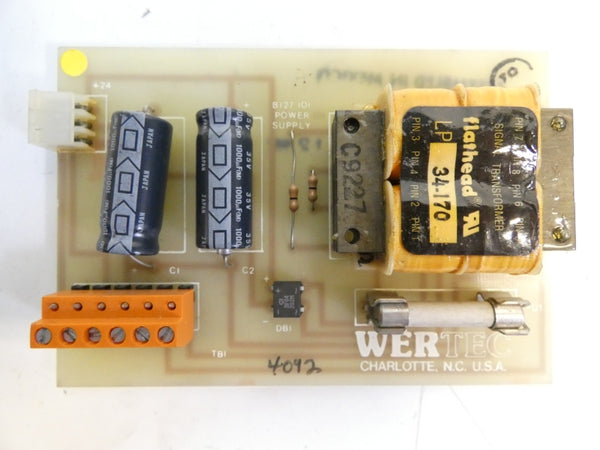 WERTEC B127101 4092 REV. B UNMP