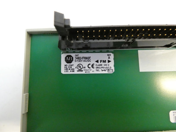 ALLEN BRADLEY 1492-IFM40F SER. A 0-132VAC/DC NSMP
