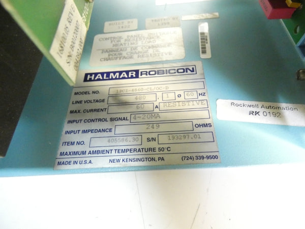 ROBICON 1PCI-4860-CL/0C-D 480V 60A UNMP