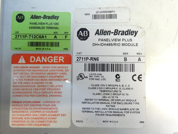ALLEN BRALDEY 2711P-RDT12C SER. C REV. A UNMP