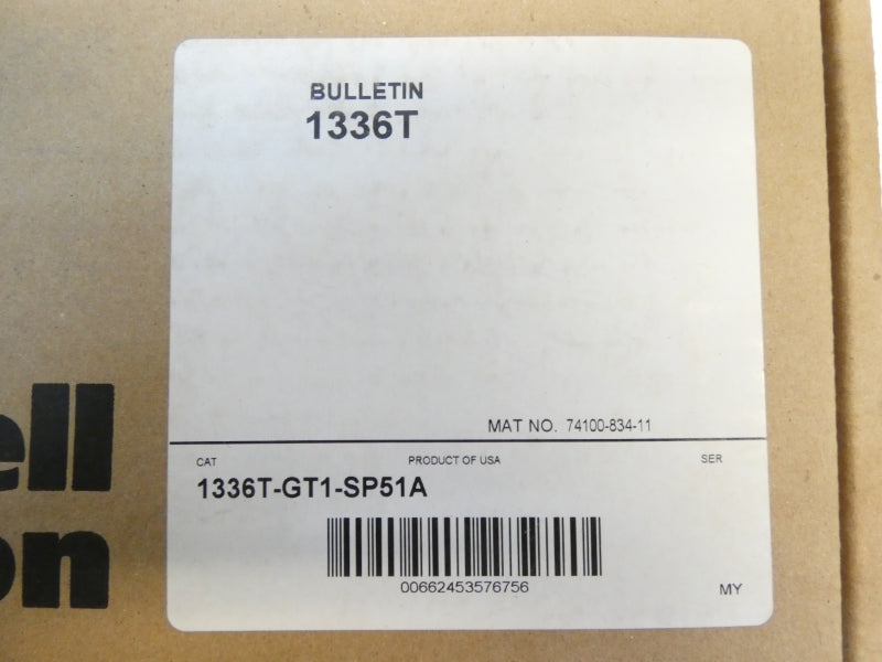 ALLEN BRADLEY 1336T-GT1-SP51A NSFS
