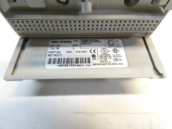 ALLEN BRADLEY 1794-TBN SER. A REV. S/F 240VAC 10A NSMP