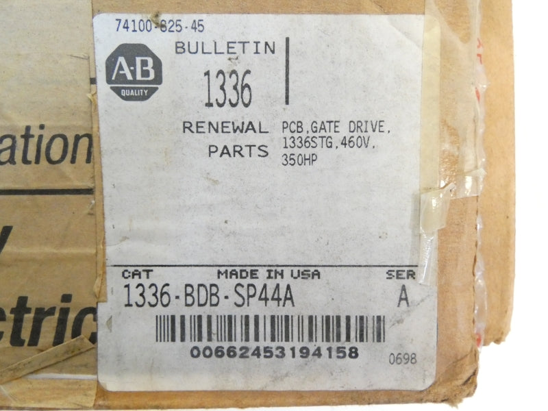 ALLEN BRADLEY 1336-BDB-SP44A SER. A 460V NSMP