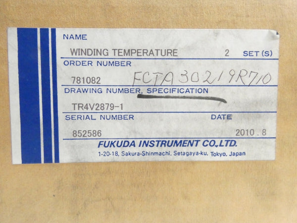 FUKUDA TR4V2878-1 0-160C NSMP