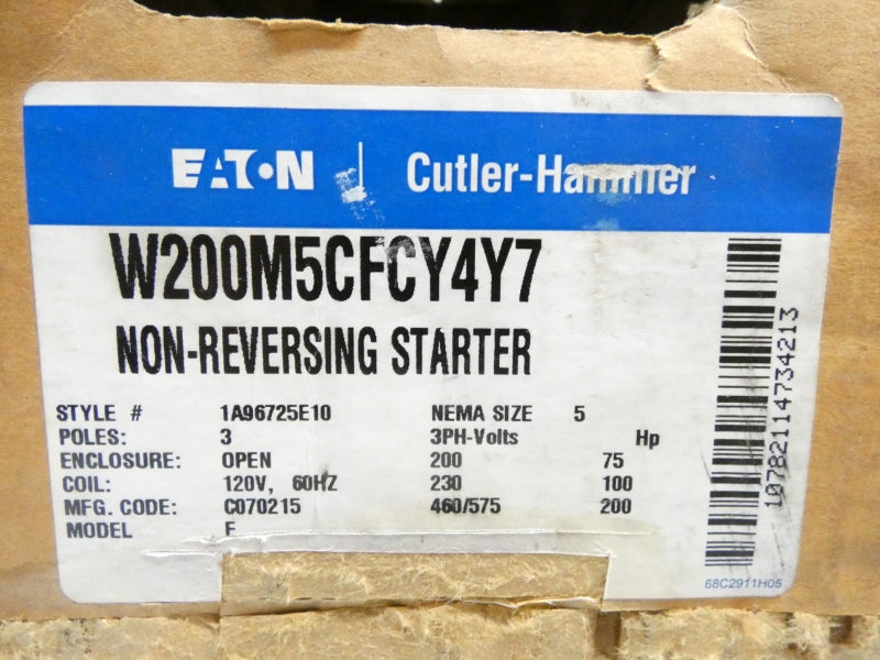 EATON W200M5CFCY4Y7 120V 270A NSMP