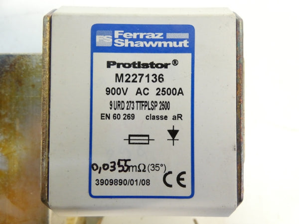 FERRAZ SHAWMUT 9URD273TTFPLSP2500 M227136 900VAC 2500A NSMP