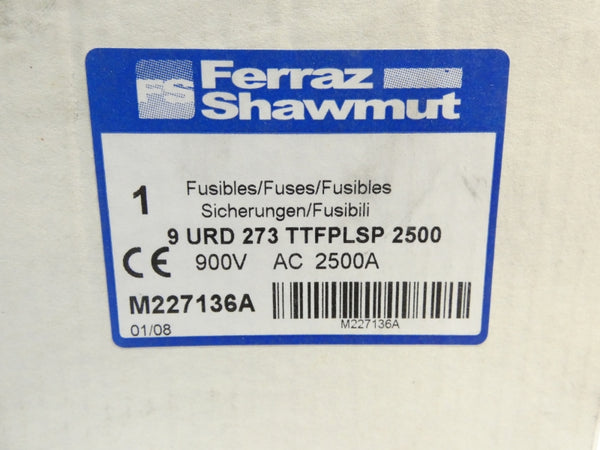 FERRAZ SHAWMUT 9URD273TTFPLSP2500 M227136 900VAC 2500A NSMP
