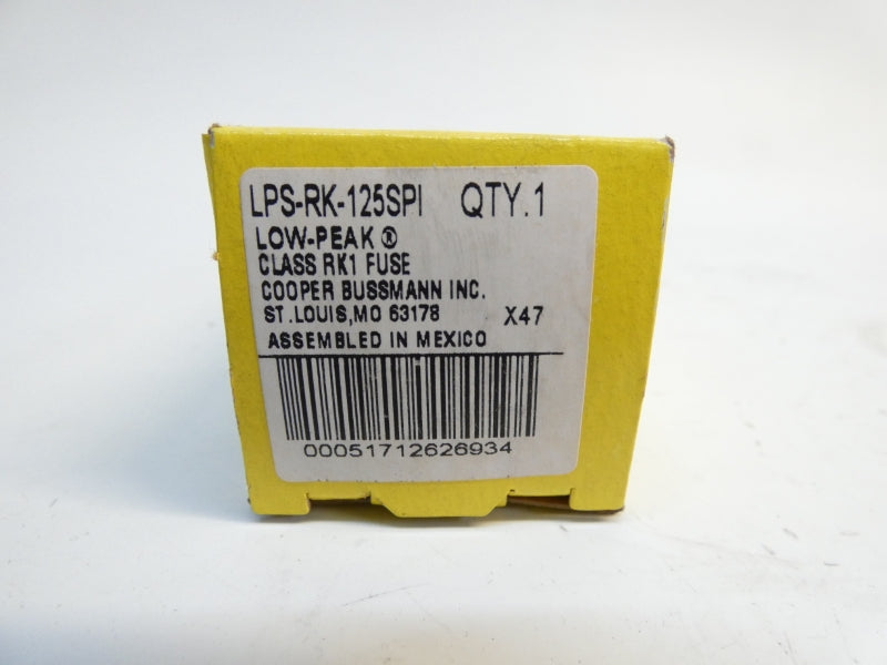 BUSSMANN LPS-RK-125SPI 600VAC 125A NSMP