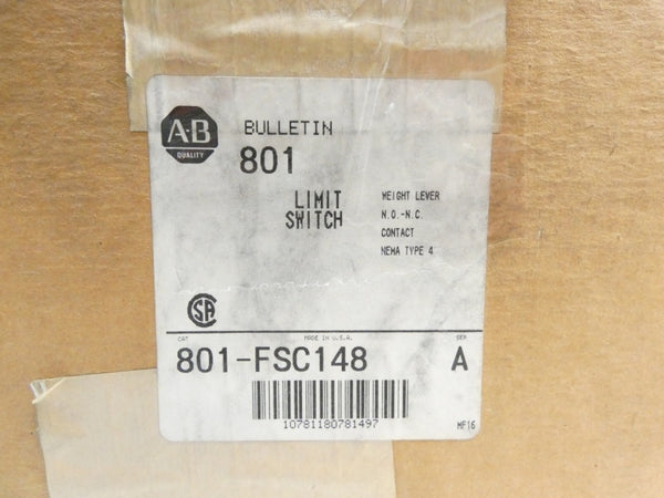 ALLEN BRADLEY 801-FSC148 SER. A 600VAC NSMP