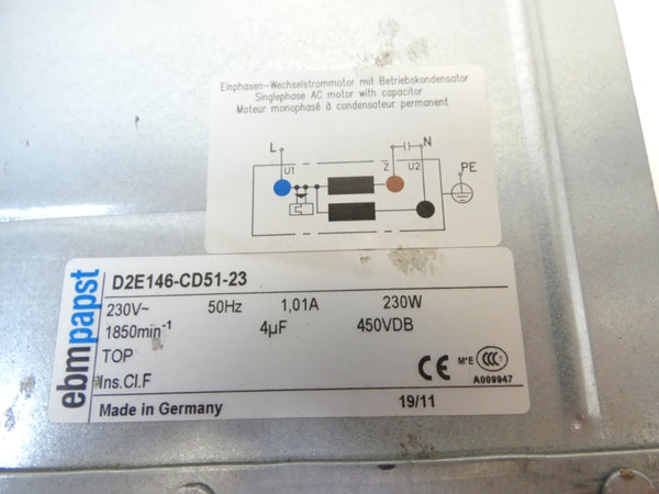 EBMPAPST D2E146-CD51-23 230V 1.01A NSNP