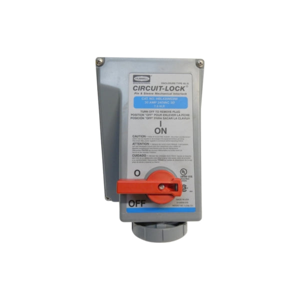 HUBBELL HBL430MI9W 240VAC 30A UNMP