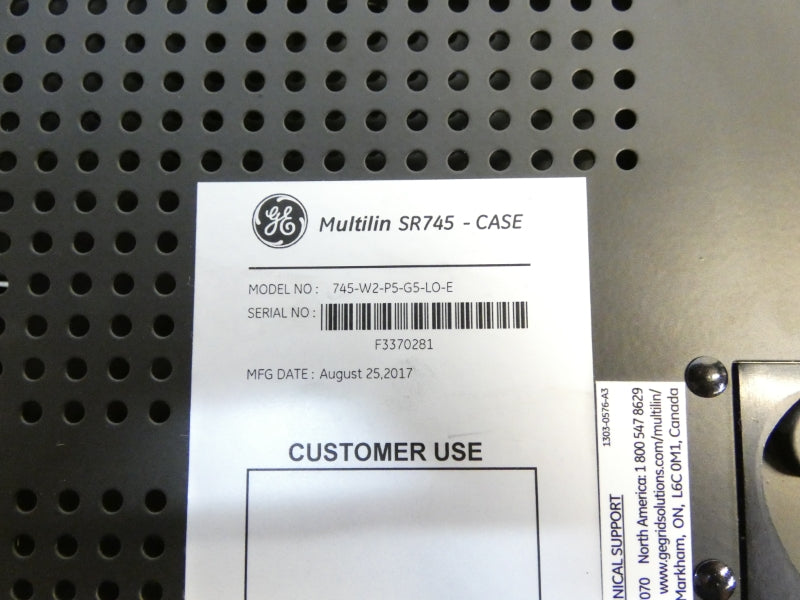 GENERAL ELECTRIC 745-W2-P5-G5-LO-E F/W 33H523A4.000 NSMP