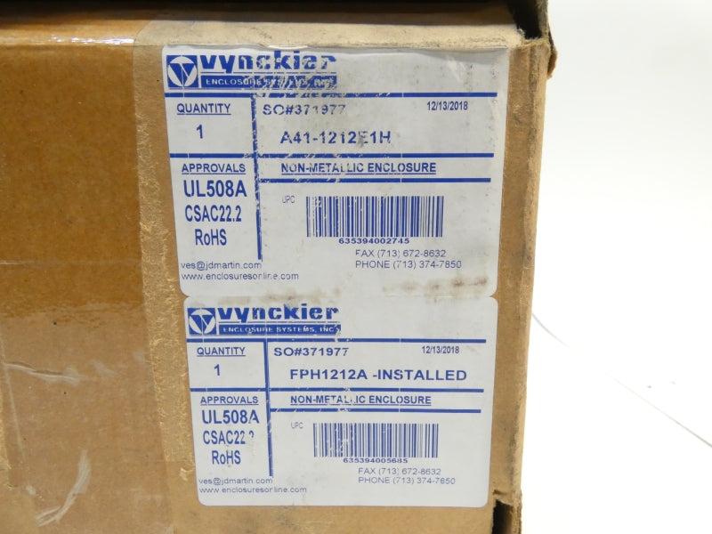 VYNCKIER A41-1212E1H NSMP