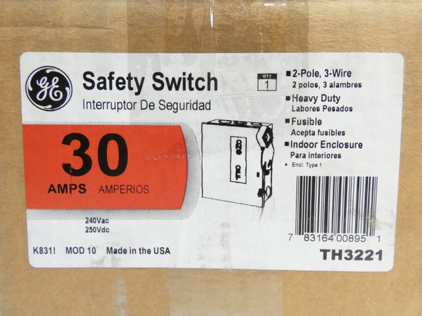 GENERAL ELECTRIC TH3221 250VDC 30A NSMP