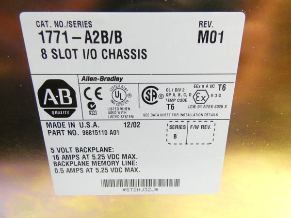 ALLEN BRADLEY 1771-A2B SER. B REV. M01 5.25VDC 16A NSMP