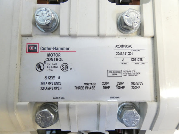 CUTLER-HAMMER A200M5CAC 460/575V 300A NSNP