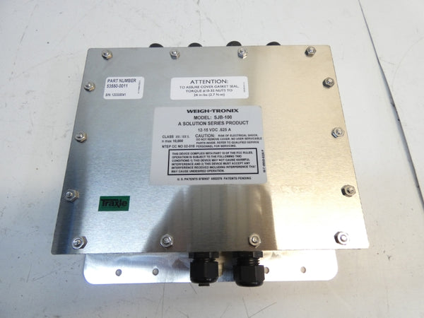 WEIGH-TRONIX SJB-100 53550-0011 12-15VDC .625A NSNP