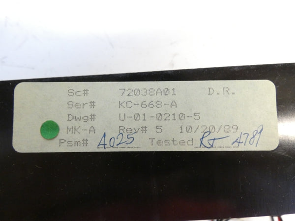 POWER SUPPLY SC72038A01 U-01-0210-5 REV. 5 NSMP