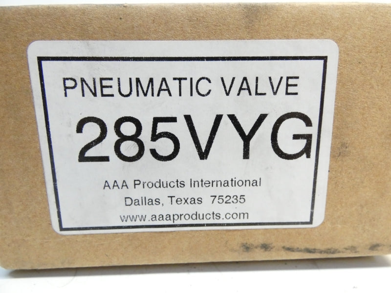 AAA PRODUCTS 285VYG 250PSI NSMP