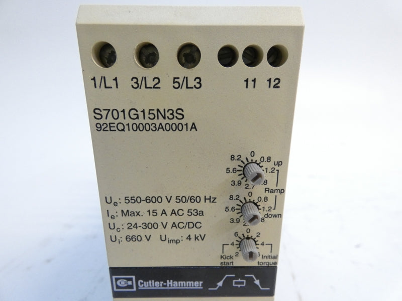CUTLER-HAMMER S701G15N3S 92EQ10003A0001A 550-600V 15A NSNP